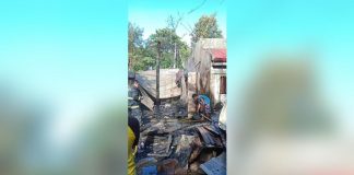 The house of a village councilman in Barangay Diclum, Tobias Fornier, Antique was totally burned on Friday, May 5. ARRON JOHN MORTEGA/RADYO BANDERA SWEET FM ANTIQUE