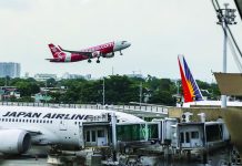 Flights take off at the Ninoy Aquino International Airport (NAIA) Terminal 1 after the momentary shutdown of the Philippine airspace due to maintenance work on Wednesday, May 17. JONATHAN CELLONA/ABS-CBN NEWS PHOTO