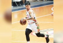Valandre Chauca scores the go-ahead three-point play in Bacolod City of Smiles’ slim win over Muntinlupa Cagers. MPBL PHOTO