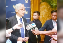 Bangko Sentral ng Pilipinas (BSP) Governor Felipe Medalla (left) said electronic wallet account holders should also be responsible in securing their accounts to protect their funds. He said digital banking in the country remains secure but noted that criminals have a lot of ways to commit fraud. PNA PHOTO BY JOANN S. VILLANUEVA