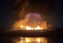 Some nat’l IDs for delivery affected by post office fire Fire gutted the Manila Central Post Office in Lawton, Manila before midnight on Sunday, May 21. KAREN DE GUZMAN/ABS-CBN NEWS PHOTO