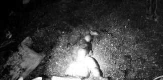 A newborn baby boy’s lower body was found in the seashore in Valladolid, Negros Occidental on Tuesday night. BOMBO RADYO BACOLOD PHOTO