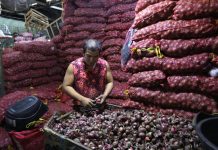 The Philippines has 10,843 metric tons of white onions and 98,393.86 metric tons of red onions as of April 20 and it is expected to last until November this year. PNA PHOTO BY JOEY O. RAZON