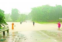 Flooding hits barangays Mulapula and Mambiranan Pequeño in Passi City, Iloilo on Wednesday afternoon. CIU LGU PASSI FB PHOTO