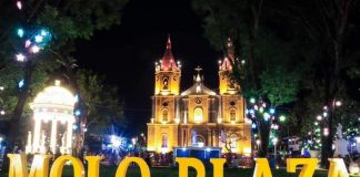 Lights in public plazas and parks in Iloilo City are off at 11 p.m., provided minimal lighting is maintained for safety and security. PHOTO COURTESY OF JERRY TREÑAS FB