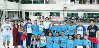 Members of Team Iloilo City Sports Academy volleyball team. PHOTO COURTESY OF GAMETIME SPORTS