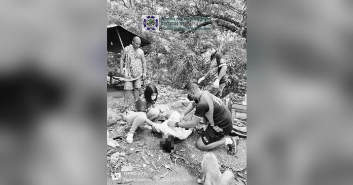 A 46-year-old man was stabbed to death by his friend during a drinking session in Nueva Valencia, Guimaras on Thursday, May 25. BFP R6 NUEVA VALENCIA FIRE STATION FACEBOOK