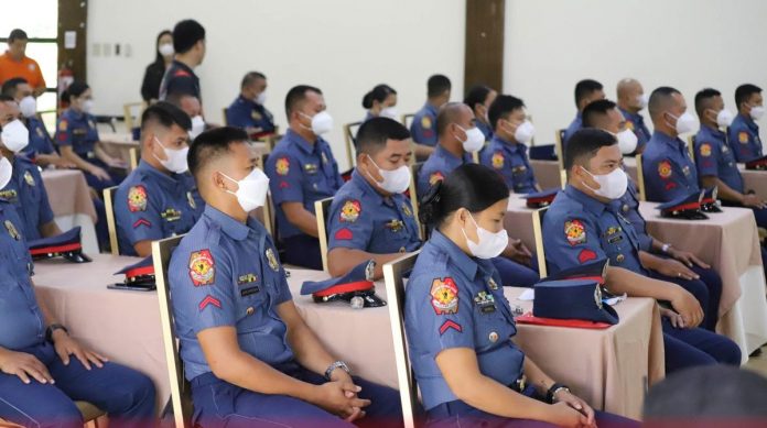 Capiz Police Provincial Office personnel underwent an Integrated Tourist Safety and Security Seminar for Tourist-Oriented Police for Community Order and Protection Training recently. CAPIZ PGCG PHOTO
