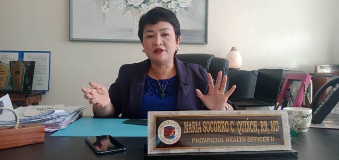 Iloilo Provincial Health Office head Dr. Maria Socorro Colmenares-Quiñon again urges the public to practice the 4S strategy to prevent the spread of dengue. PN PHOTO