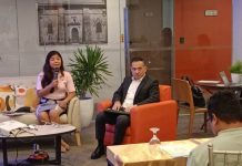 Department of Tourism Region 6 director Crisanta Marlene P. Rodriguez (left) and Meetings, Incentives, Conferences, and Exhibitions Alliance president Joseph del Rosario (right) brief the local press regarding the Central Philippines Tourism Expo to be held in Iloilo City from June 16 to 18, 2023. GLENDA TAYONA/PN
