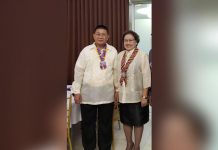 Atty. Felix Saldajeno with Antique’s Gov. Rhodora Cadiao