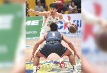 Bacolodnon steers Caloocan past Negros in MPBL Bacolodnon Jeramer Cabanag, playing for Caloocan Batang Kankaloo, breaks the hearts of Negros Muscovados with a game-winning triple. MPBL PHOTO