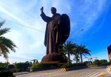 The 164-foot statue of St. Vincent Ferrer in Bayambang, Pangasinan is in the Guinness Book of World Records as the tallest bamboo sculpture. ILOVEPANGASINAN.COM PHOTO