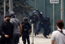 Violent protests rock France Photo courtesy of Sarah Meyssonnier/Reuters