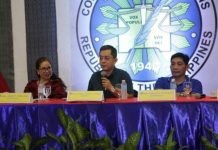 The Commission on Elections en banc issued a warning to local officials against the release and use of public funds to endorse or campaign for candidates in barangay and youth polls this October during a press briefing on June 15 in Laoag City. PHOTO COURTESY OF COMELEC EDUCATION AND INFORMATION DEPARTMENT