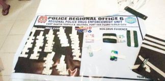 Forty-two 42 sachets of suspected shabu valued at P1,224,000 million were seized in a buy-bust operation in Barangay Infante, Molo, Iloilo City on Thursday, June 15. RDEU PHOTO