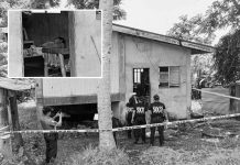 Dumangas town resident Cezar Dipus Jr. was found dead in his house yesterday morning, June 28. Initial investigation showed he was shot while asleep. AJ PALCULLO/PN