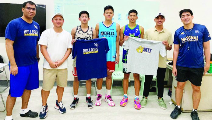 sports_4_resized Hua Siong College of Iloilo Red Phoenix standouts Thomas Pillado, Ricky Murillo, Matt Laurence Acosta, and Roy Malaga have formalized their commitment to National University Bullpups on Monday. PHOTO COURTESY OF VINCENT CONLU