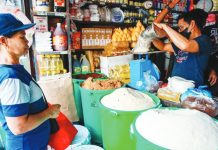 SRA eyes sugarcane block farms to improve production A store worker attends to a customer buying sugar at a stall in Bagong Silang public market in North Caloocan. JONATHAN CELLONA/ABS-CBN NEWS PHOTO