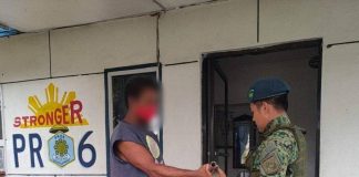 A man from Culasi, Antique surrendered a loose firearm to the 2nd Antique Provincial Mobile Force Company on Monday, June 12. 2ND ANTIQUE PROVINCIAL MOBILE FORCE COMPANY FB