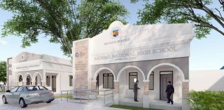 Photo shows the approved design of the teen center to be established in 10 schools in Iloilo province.