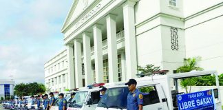 Police mobile vehicles will be deployed to various parts of Bacolod City to offer free rides to commuters affected by today's transport strike. BCPO PHOTO