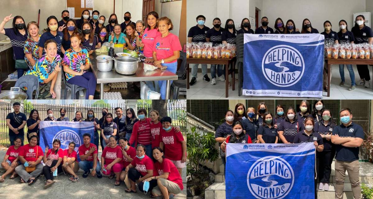 Metrobank lends a helping hand to feed 3,500 Manilenos