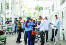 Travelers arrive at the Ninoy Aquino International Airport Terminal 2 in Pasay City. JONATHAN CELLONA/ABS-CBN NEWS PHOTO
