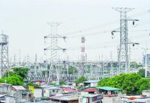 DOE: ‘PH needs 8,000 more megawatts in next 5 years’ High-voltage towers that support transmission lines for electrical power distribution in the Luzon grid is seen from a residential area in Baesa, Quezon City. MARIA TAN, ABS-CBN NEWS/FILE PHOTO