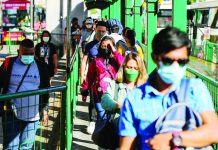 Jobless Filipinos rise to 2.5 million in May Commuters fall in line at the Monumento bus stop in Caloocan. The Philippines’ underemployment rate dipped to 11.7 percent in May from 12.9 percent in April this year. JONATHAN CELLONA/ABS-CBN NEWS PHOTO