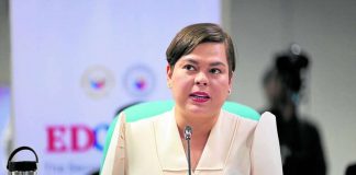 The Office of Vice President (OVP) Sara Duterte warned the public on Wednesday against illegal monetary collection to avail OVP services. SENATE PRIB PHOTO VIA INQUIRER.NET
