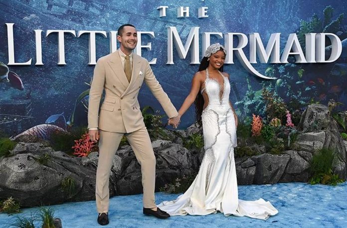The_Little_Mermaid.JPG_resized “The Little Mermaid’s” lead stars British actor Jonah Hauer-King and US actor Halle Bailey attend Britain's premiere of the movie in London, Britain on May 15, 2023. NEIL HALL, EPA-EFE PHOTO