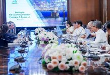 President Ferdinand Marcos Jr. and Prime Energy executives meet on Tuesday, July 4, in Malacanang. PRESIDENTIAL COMMUNICATIONS OFFICE PHOTO