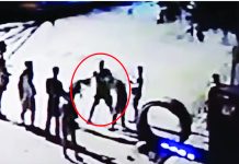 Cop faces raps for ‘hurting’ 2 minors A personnel of the Negros Occidental Police Provincial Office allegedly hurt two minors aged 12 and 13 in Barangay 30, Bacolod City. The photo is a screengrab from closed-circuit television footage of the incident on the evening of July 10. GENELOU NATIBO-OC FACEBOOK