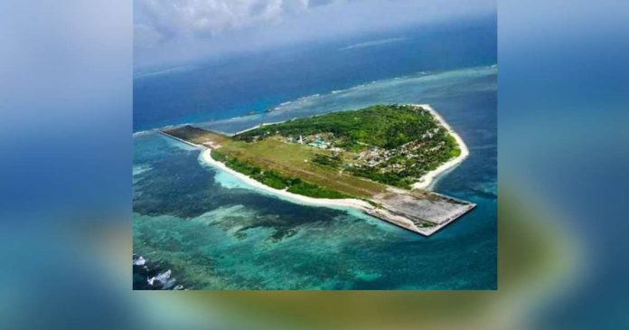 ferry_superimposed Pag-asa, the biggest and most strategically important Philippine outpost in the Kalayaan Island Group, is 400 kilometers from mainland Palawan province. It is the only Philippine-held feature with a civilian community, while eight other islands and reefs are occupied by Filipino troops. PHOTO FROM THE AFP WESTERN COMMAND