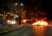 Israel strikes West Bank camp Photo courtesy of Reuters