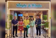 Simple and Whole, the newest all-natural and homegrown grocery store in Iloilo City, officially opened on Monday, July 17. Present during the ceremonial ribbon-cutting were (from left) Tata Lim, Lilia Lim, and couple Eugene Lim and Mazie Ann Lim, founders of Simple and Whole, with special guest, Iloilo City's Councilor Miguel Treñas.