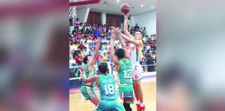 Mark Sarangay registers a double-double in Bacolod City of Smiles’ win over Sarangani Marlins. MPBL PHOTO