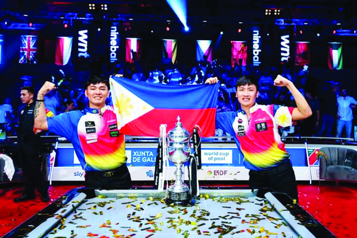 Bacolod’s Chua, Aranas rule World Cup of Pool