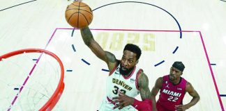 Jeff Green, who was part of the Denver Nuggets team that captured the 2022-2023 NBA Season championship recently, agreed to a deal with Houston Rockets for the next NBA Season. AP PHOTO/JACK DEMPSEY