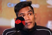 Aston Palicte has not seen action in the ring since June 2022 but did not stop with his boxing training in his hometown. TOP RANK FILE PHOTO