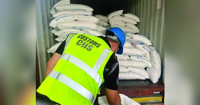 sugar import.JPG_superimposed The Sugar Regulatory Administration says imports are needed to “maintain a balanced supply and demand of sugar for domestic consumption while ensuring stable prices.” PHOTO COURTESY OF ABS-CBN NEWS