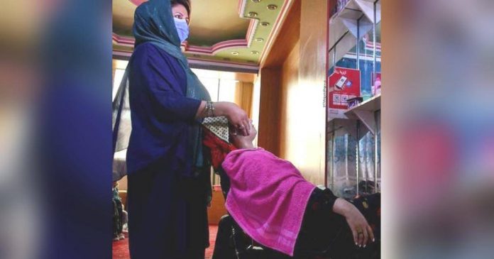 taliban Beauty salons in Afghanistan have one month to shut shop such as this one in Mazar-i-Sharif. GETTY IMAGES
