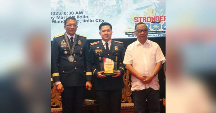 2 San Jose_superimposed (from left) Philippine National Police chief General Benjamin Acorda Jr.; Major Geremy Ian R. Magbanua, officer-in-charge of the San Jose de Buenavista, Antique municipal police station; and Mayor Elmer Untaran. MAYOR ELMER UNTARAN FB PHOTO