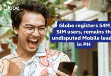 Globe registers 54 Million SIM users, Remains the undisputed Mobile leader in PH