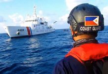 Ilonggos to government: ‘Defend West Philippine Sea’ The Philippine Coast Guard held maritime patrols in the West Philippine Sea. PHILIPPINE COAST GUARD FILE PHOTO