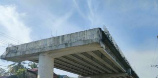 The construction of the P800-million Aganan flyover in Pavia, Iloilo was temporarily suspended beginning December 2022 as a precautionary measure following the vertical displacement of the Ungka flyover in Barangay Ungka II, Pavia. AJ PALCULLO/PN
