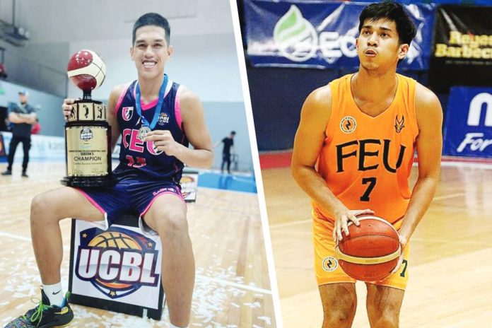 ilonggo-cagers Ronrei Tolentino and Menard Songcuya. FACEBOOK PHOTOS