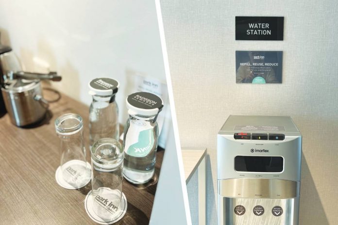 park-inn In-room carafes and water stations in every floor of Park Inn by Radisson Iloilo