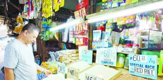 Rice prices are expected to decrease by P2 to P3 in less than two to three weeks due to the incoming new harvest. PN FILE PHOTO